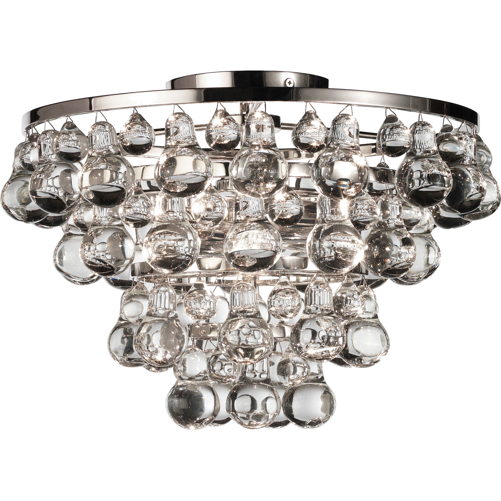 Bolzano Crystal Flushmount 16.75''W