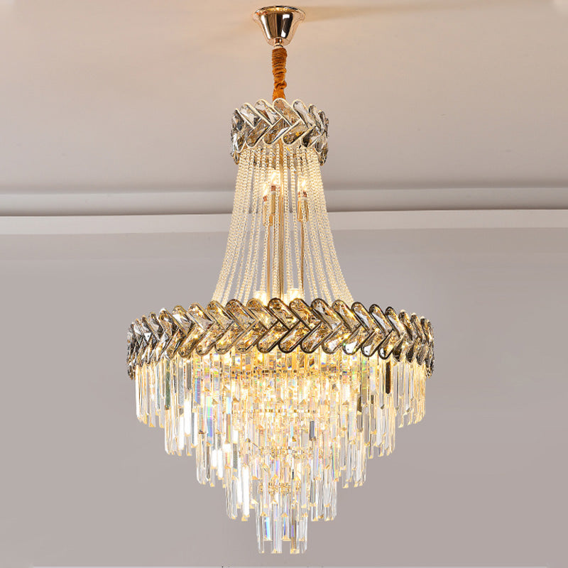 Aria Tiered Crystal Chandelier