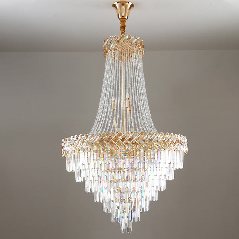 Aria Tiered Crystal Chandelier