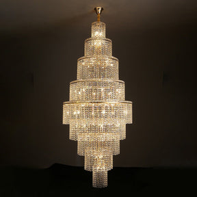 Aria Tiered Crystal Foyer Chandelier