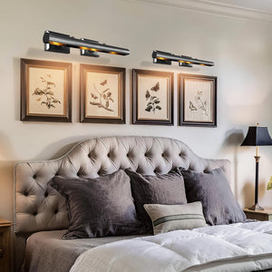 24-Inch Hardwired Brass Picture Light with Dimmable LEDs