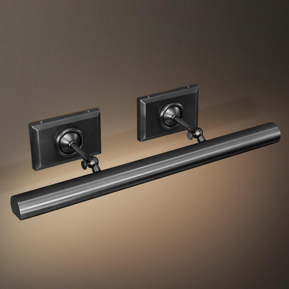 24-Inch Hardwired Brass Picture Light with Dimmable LEDs