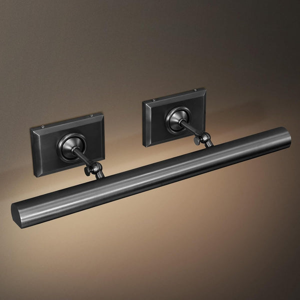 24-Inch Hardwired Brass Picture Light with Dimmable LEDs