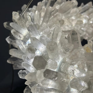 24'' Square Modern Geode Quartz Crystal Chandelier - Arialamps