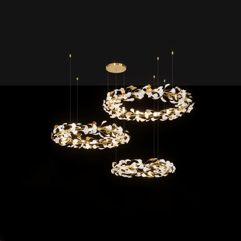 Aria Gingko Circular Chandelier