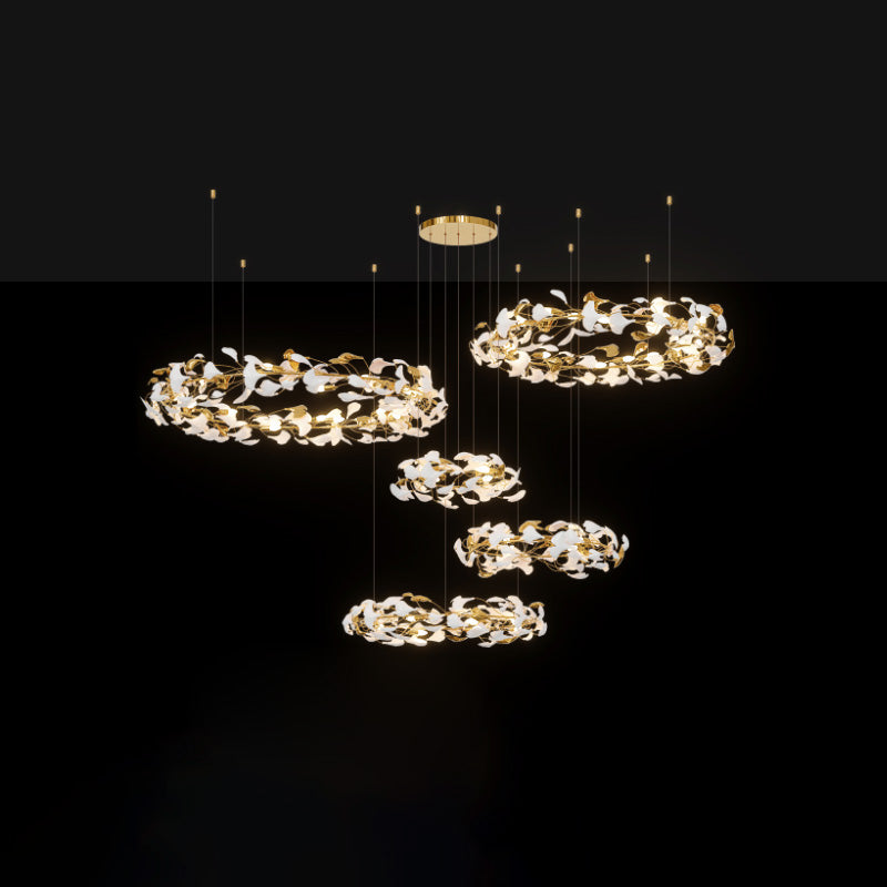Aria Gingko Circular Chandelier
