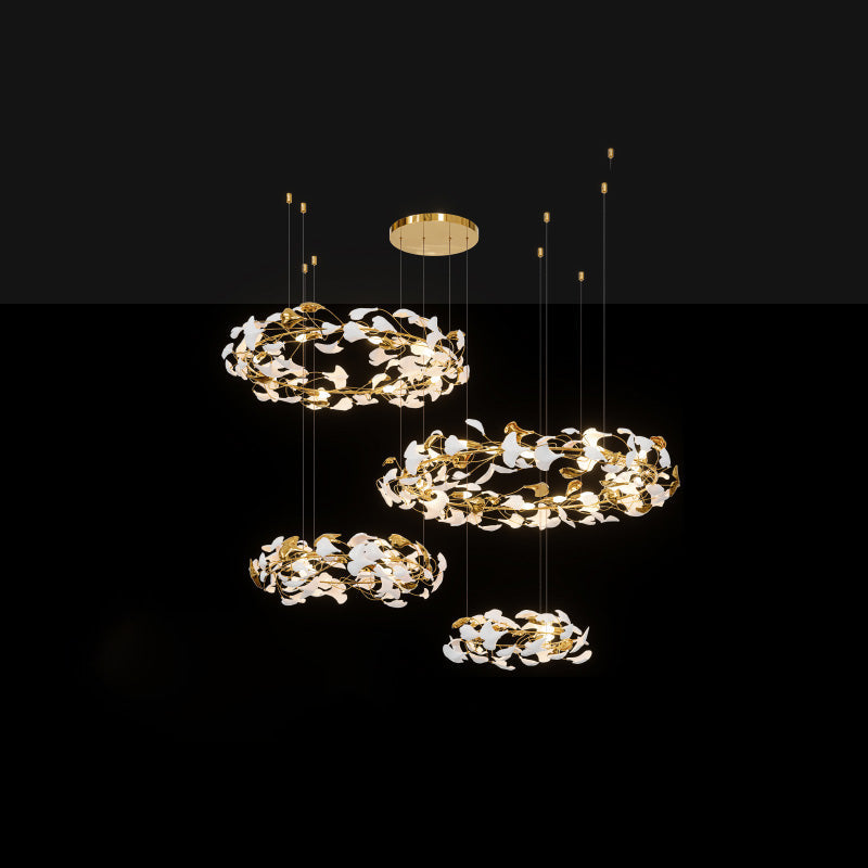 Aria Gingko Circular Chandelier