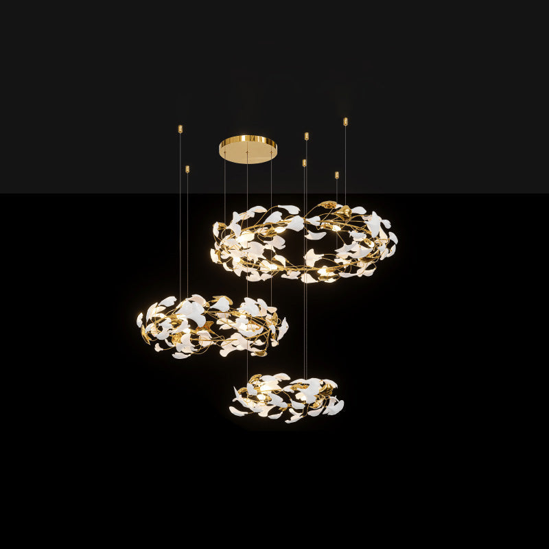 Aria Gingko Circular Chandelier