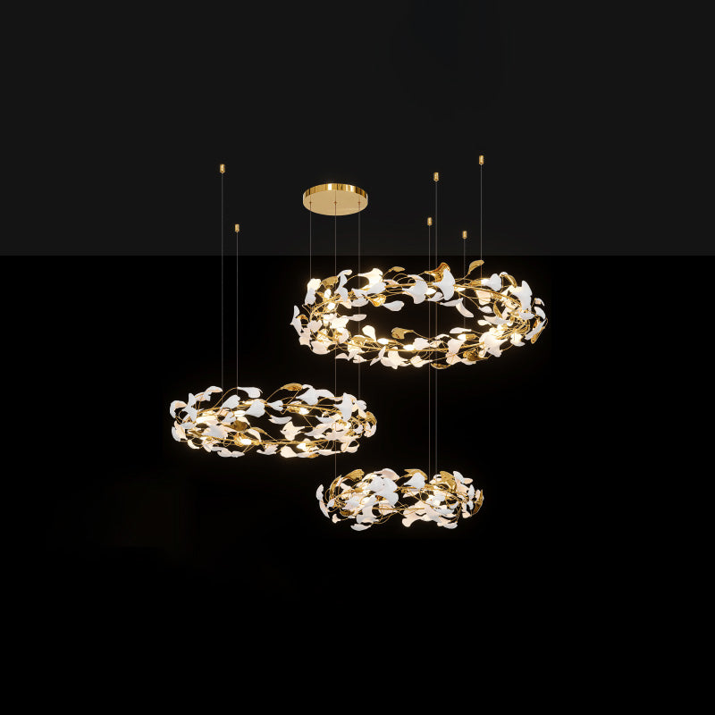 Aria Gingko Circular Chandelier