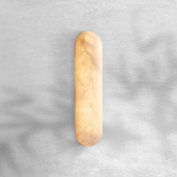 Rivaga Lisse Alabaster Sconce 14" 18" 24" - Arialamps