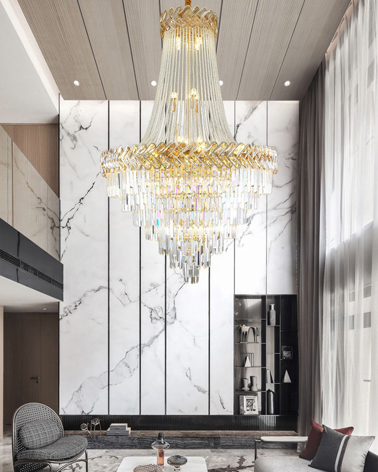 Aria Tiered Crystal Chandelier