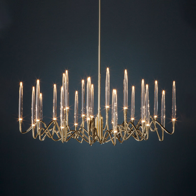 Aria Crystal Candlestick Chandelier