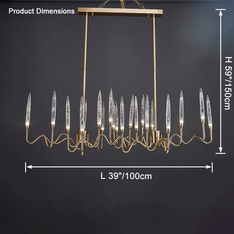 Aria Crystal Candlestick Chandelier
