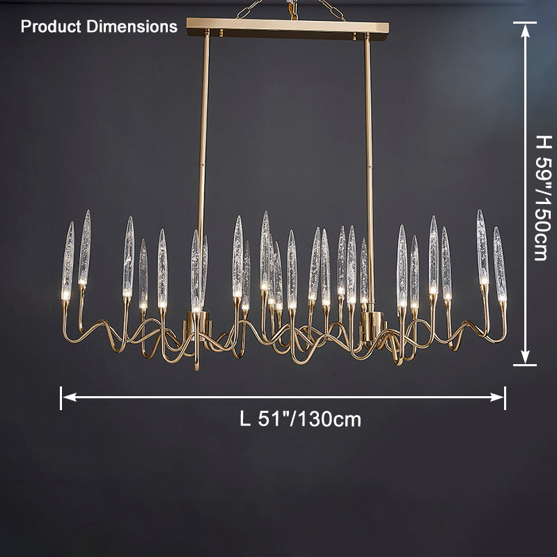 Aria Crystal Candlestick Chandelier