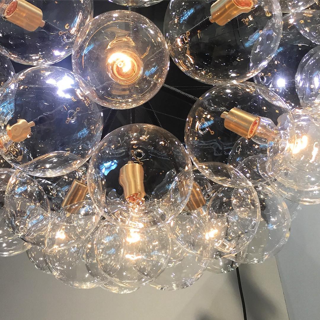 Oliver Bubble Glass Chandelier Supra 38''