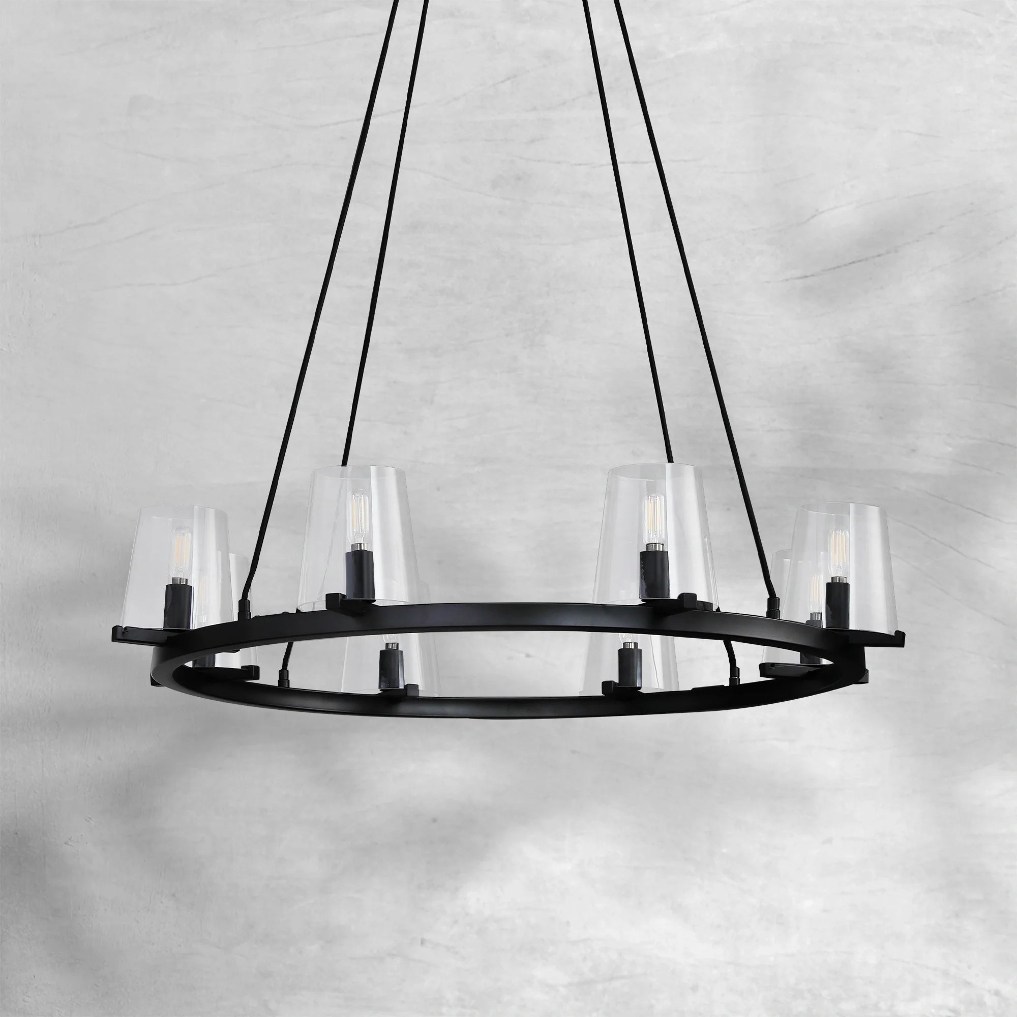 Paricia Glass Round Chandelier 36"48"60"