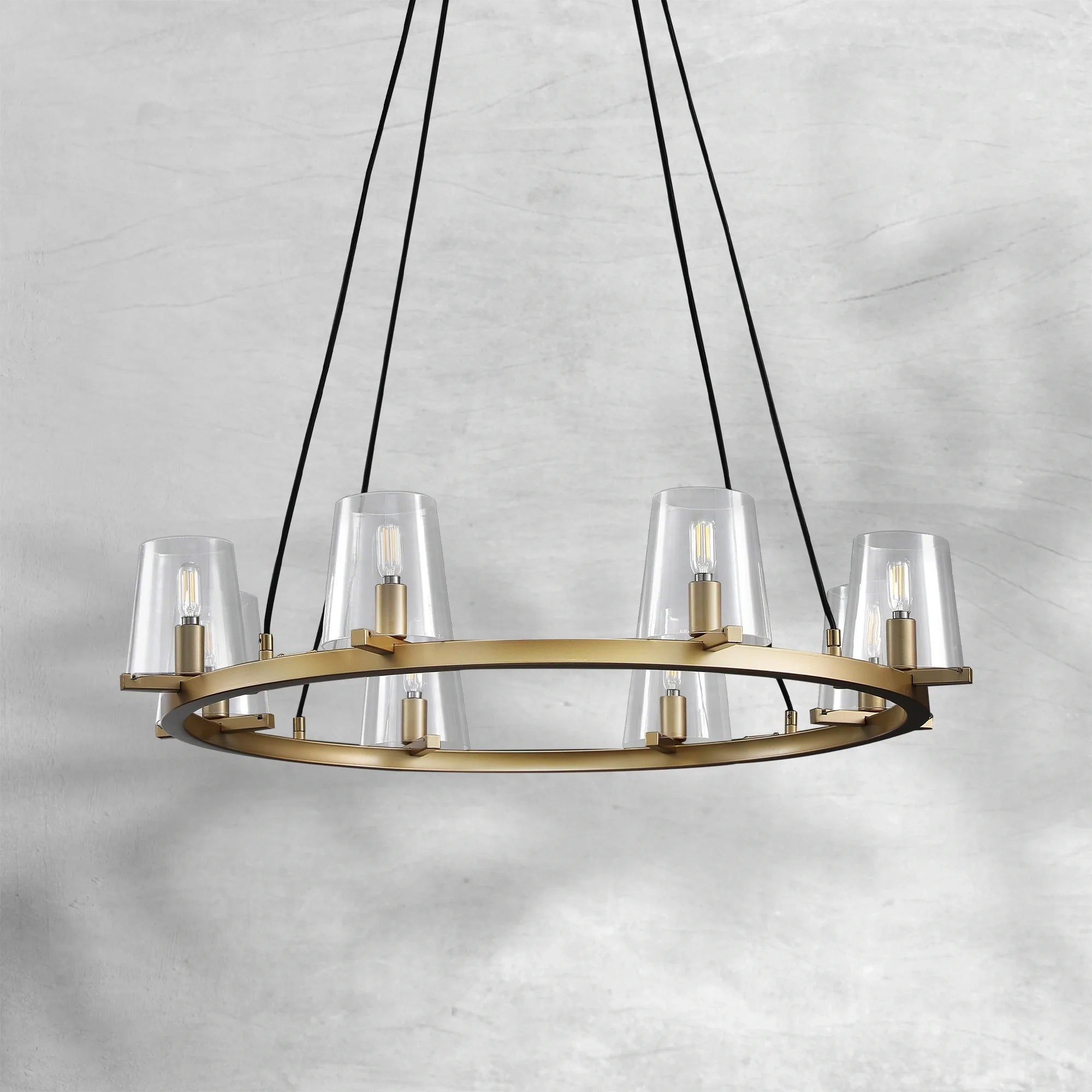 Paricia Glass Round Chandelier 36"48"60"