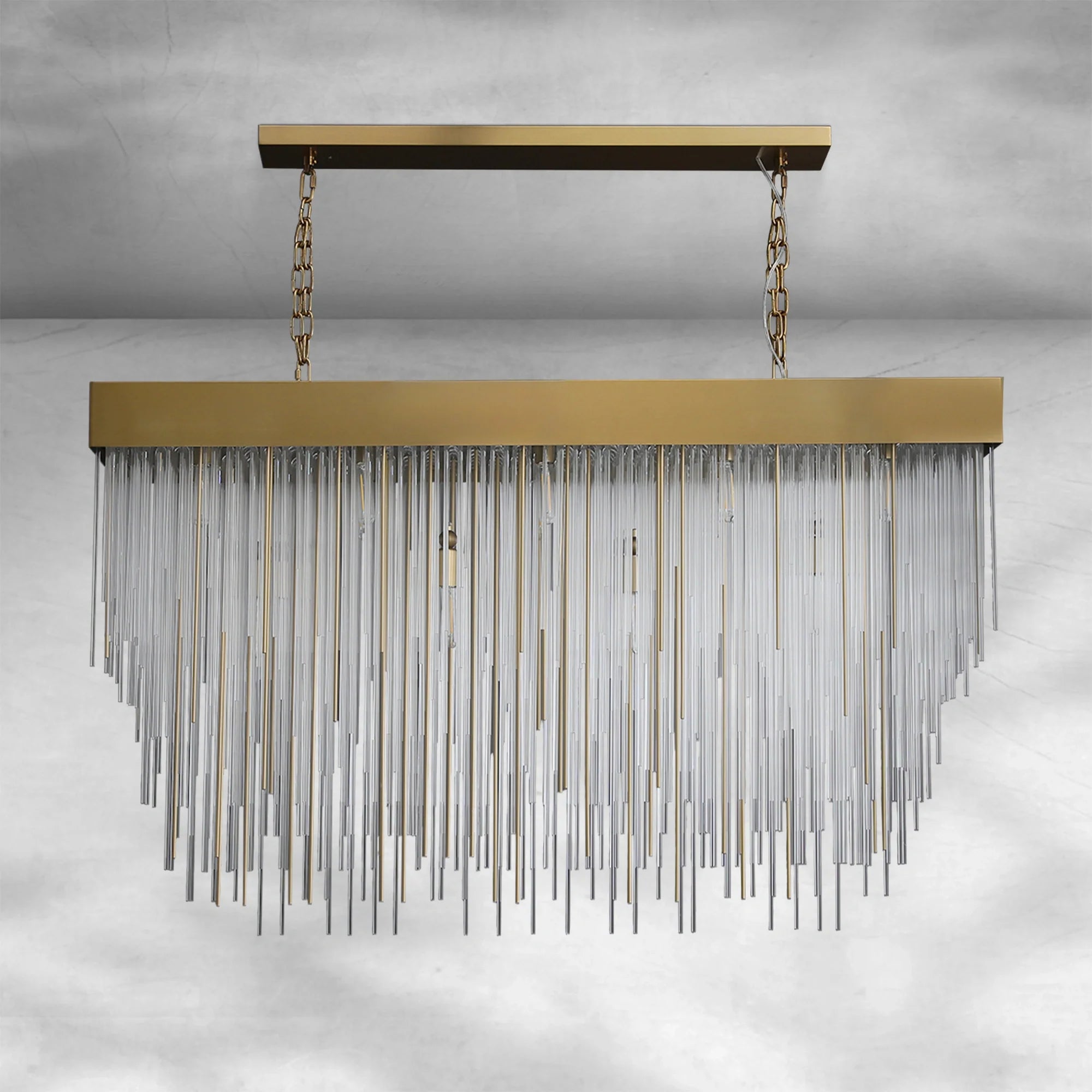 Casa Square Chandelier 21"30"