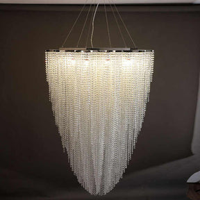 Aria Cascading Crystal Foyer Chandelier