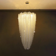 Aria Cascading Crystal Foyer Chandelier