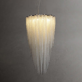 Aria Cascading Crystal Foyer Chandelier