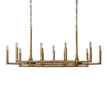 Thod Forged Linear Chandelier 54" 72" 96" & Pendant