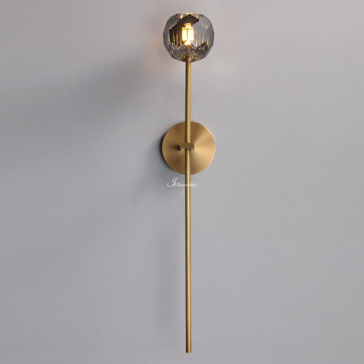 Bille De Crystal Glass Grand Wall Sconce