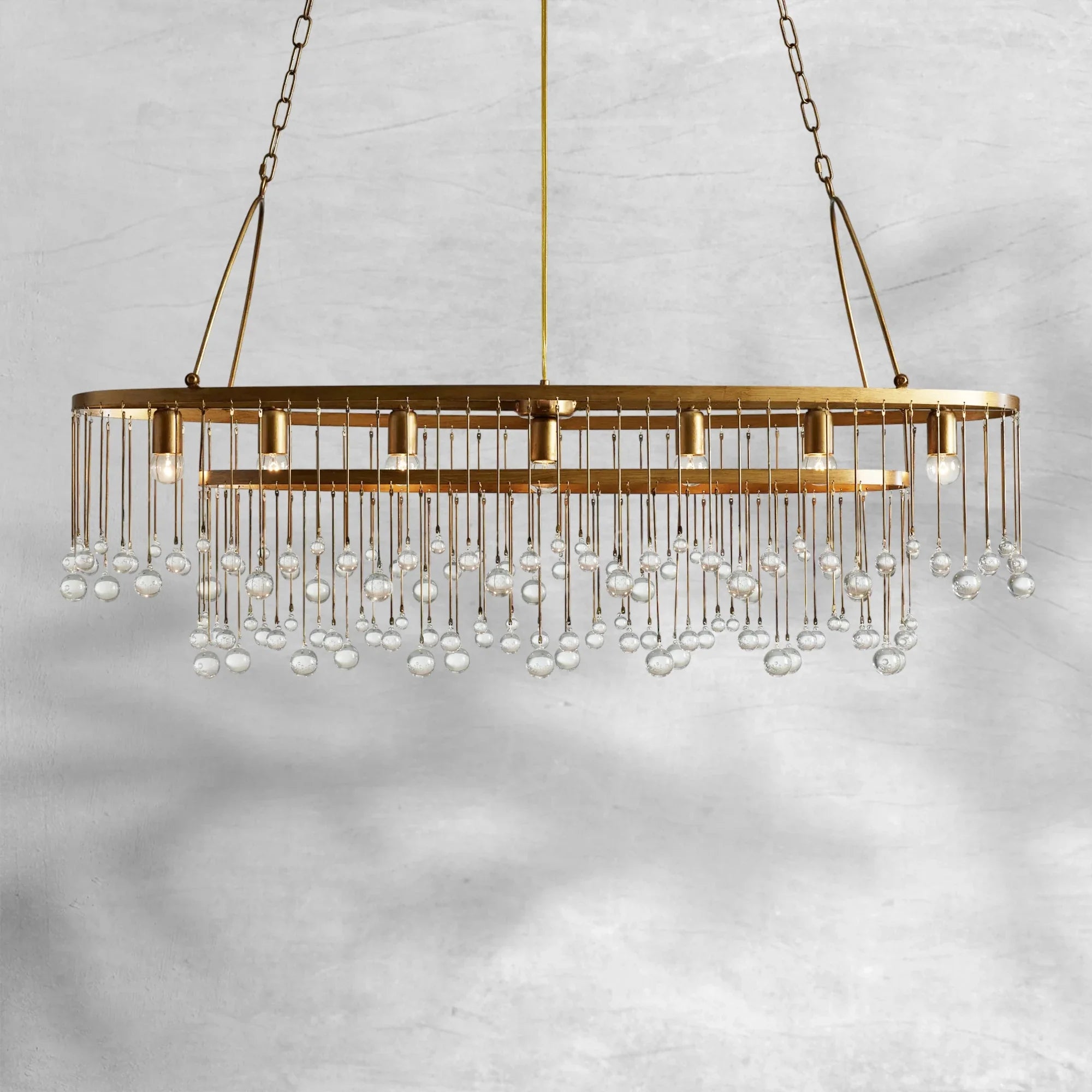 Aubrey 7 Light Oval Chandelier