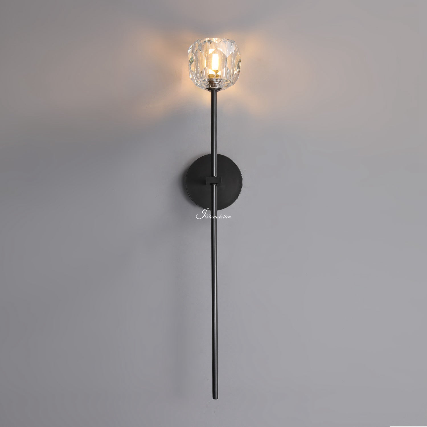 Bille De Crystal Glass Grand Wall Sconce