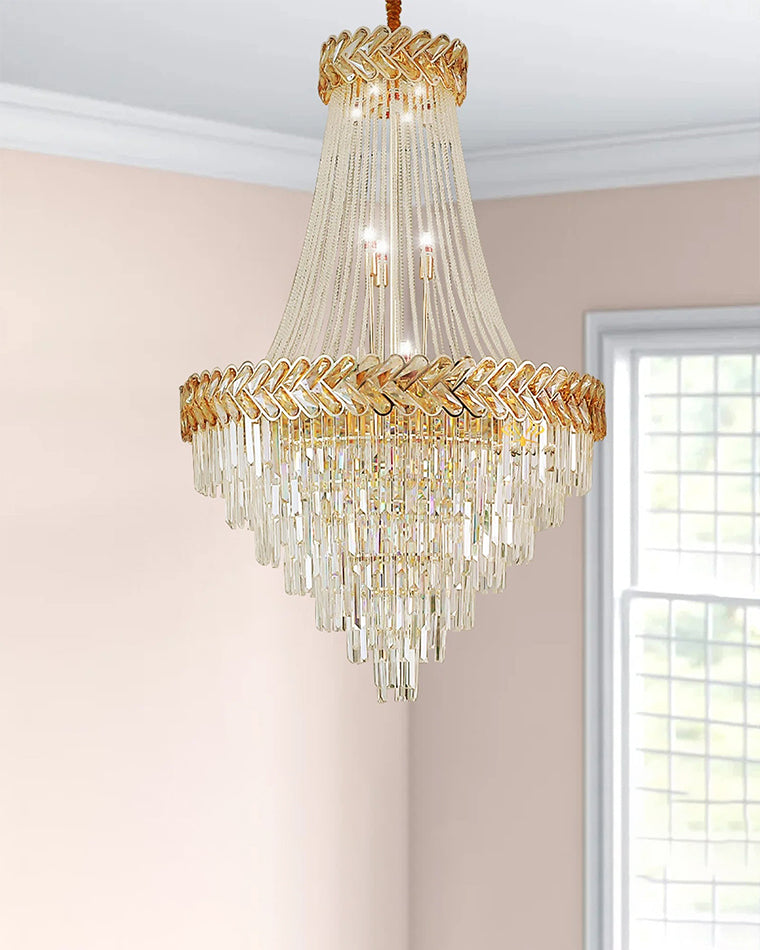 Aria Tiered Crystal Chandelier