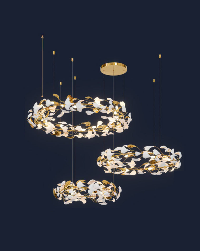 Aria Gingko Circular Chandelier