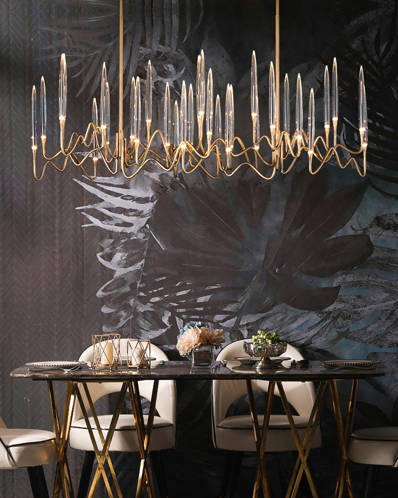Aria Crystal Candlestick Chandelier