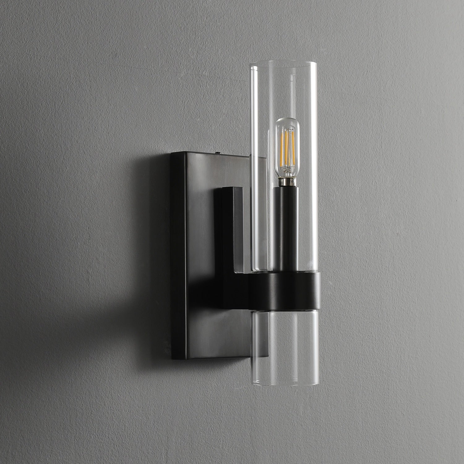Nova Glass Wall Sconce 12"H