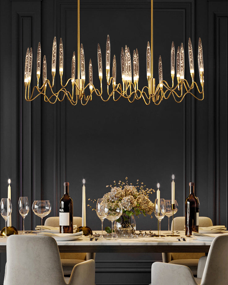 Aria Crystal Candlestick Chandelier