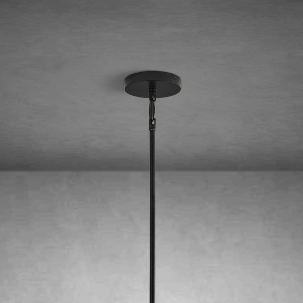 7" Glass Modern Black Pendant Lights(2PCS)