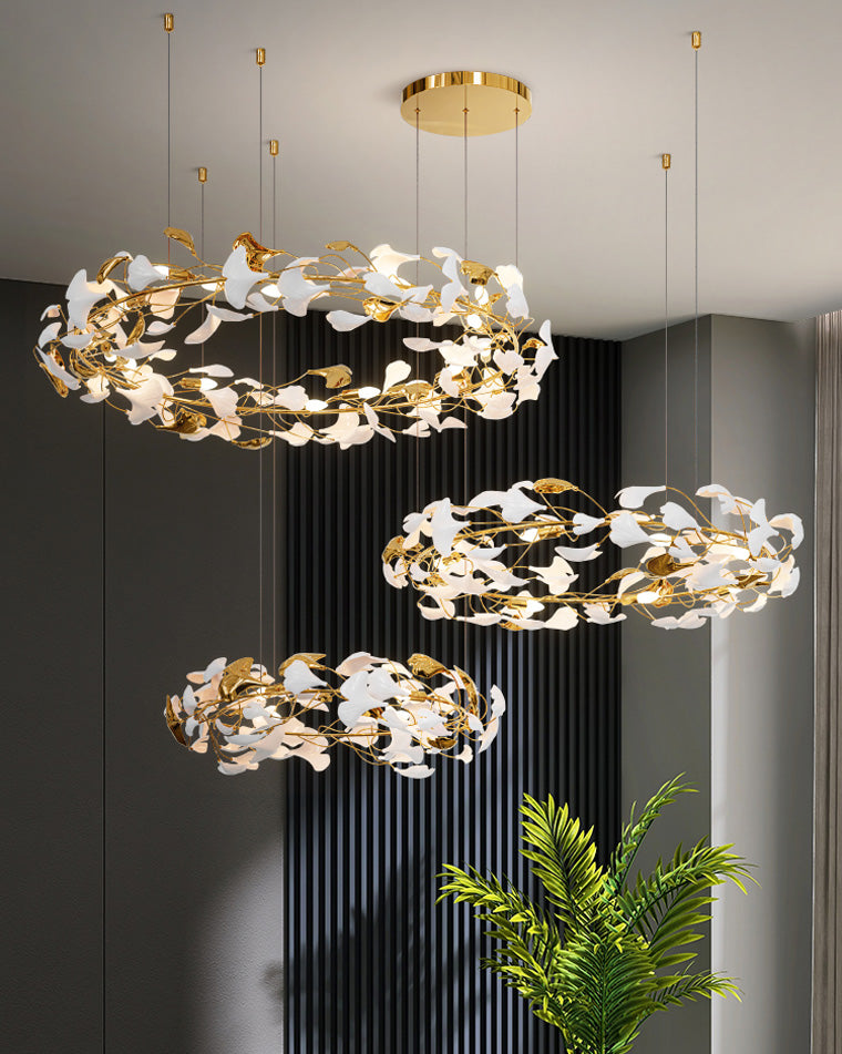 Aria Gingko Circular Chandelier