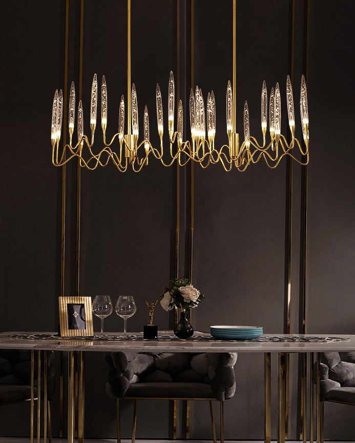 Aria Crystal Candlestick Chandelier