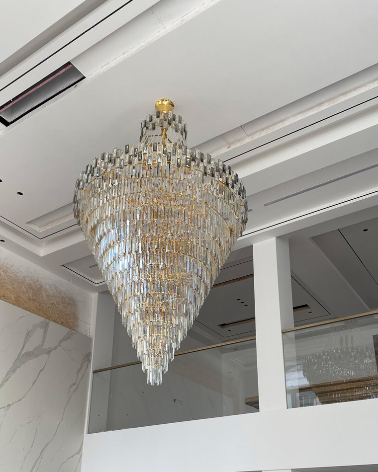 Aria Massive Tiered Crystal Chandelier