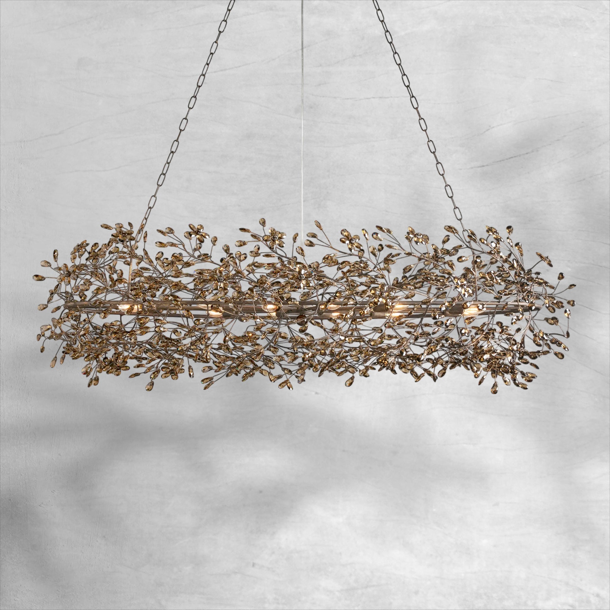 Fiore Oval Chandelier 62''74''