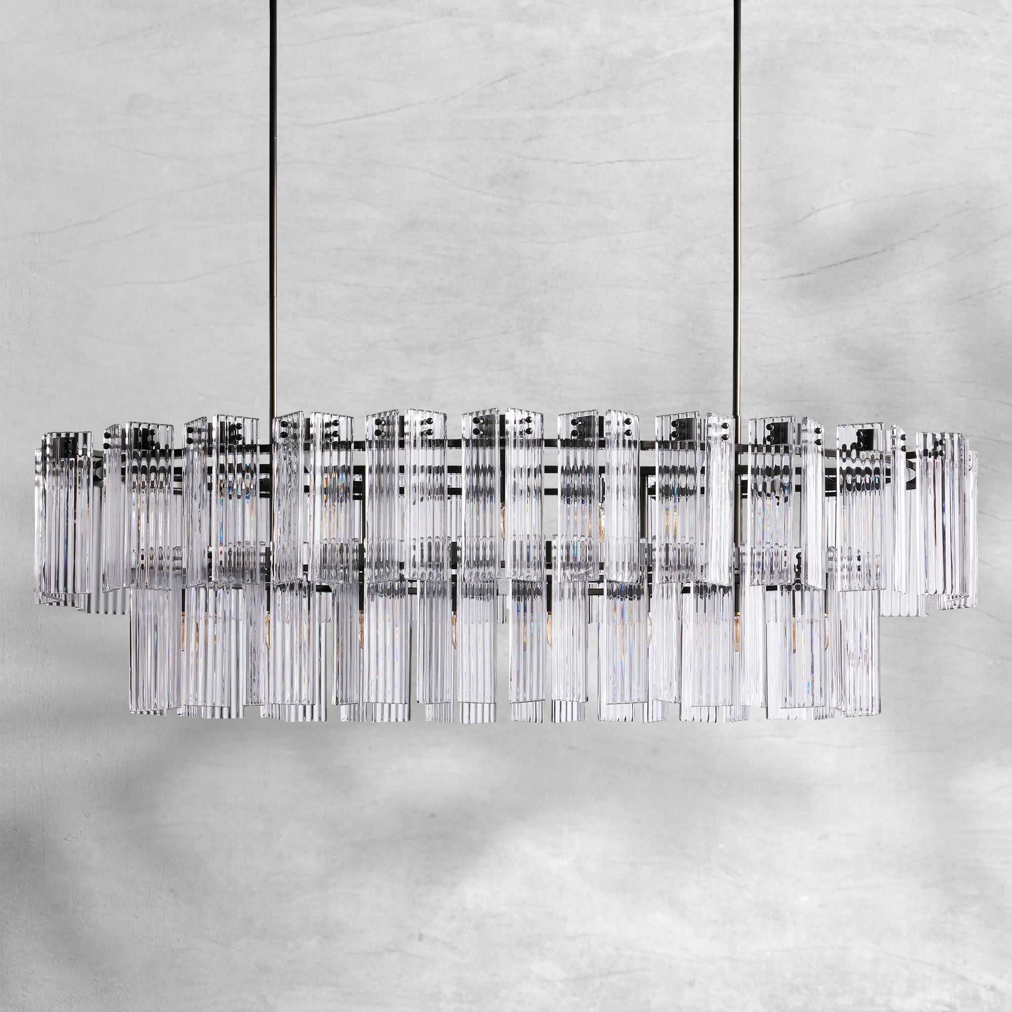 Delsie Oval Chandelier 51''63''72''