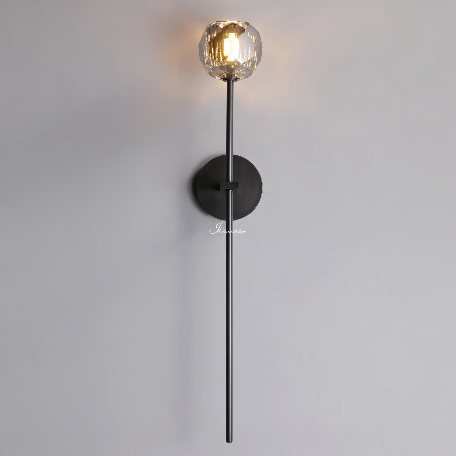 Bille De Crystal Glass Grand Wall Sconce