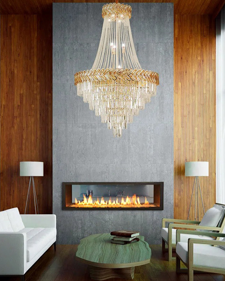 Aria Tiered Crystal Chandelier