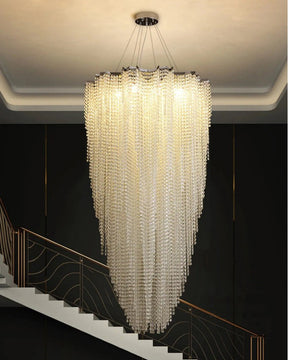 Aria Cascading Crystal Foyer Chandelier