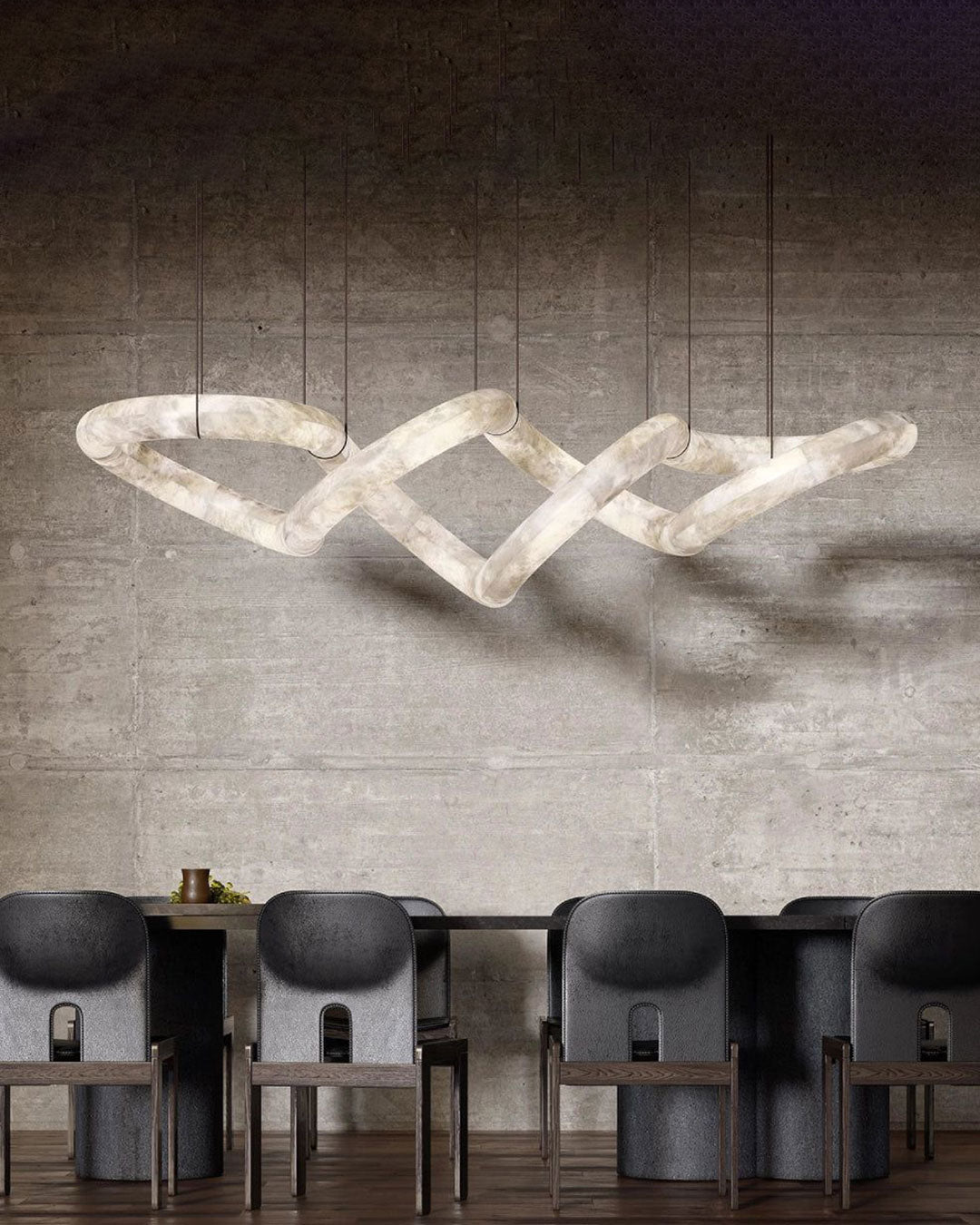 Aria Infinity Massive Alabaster Chandelier