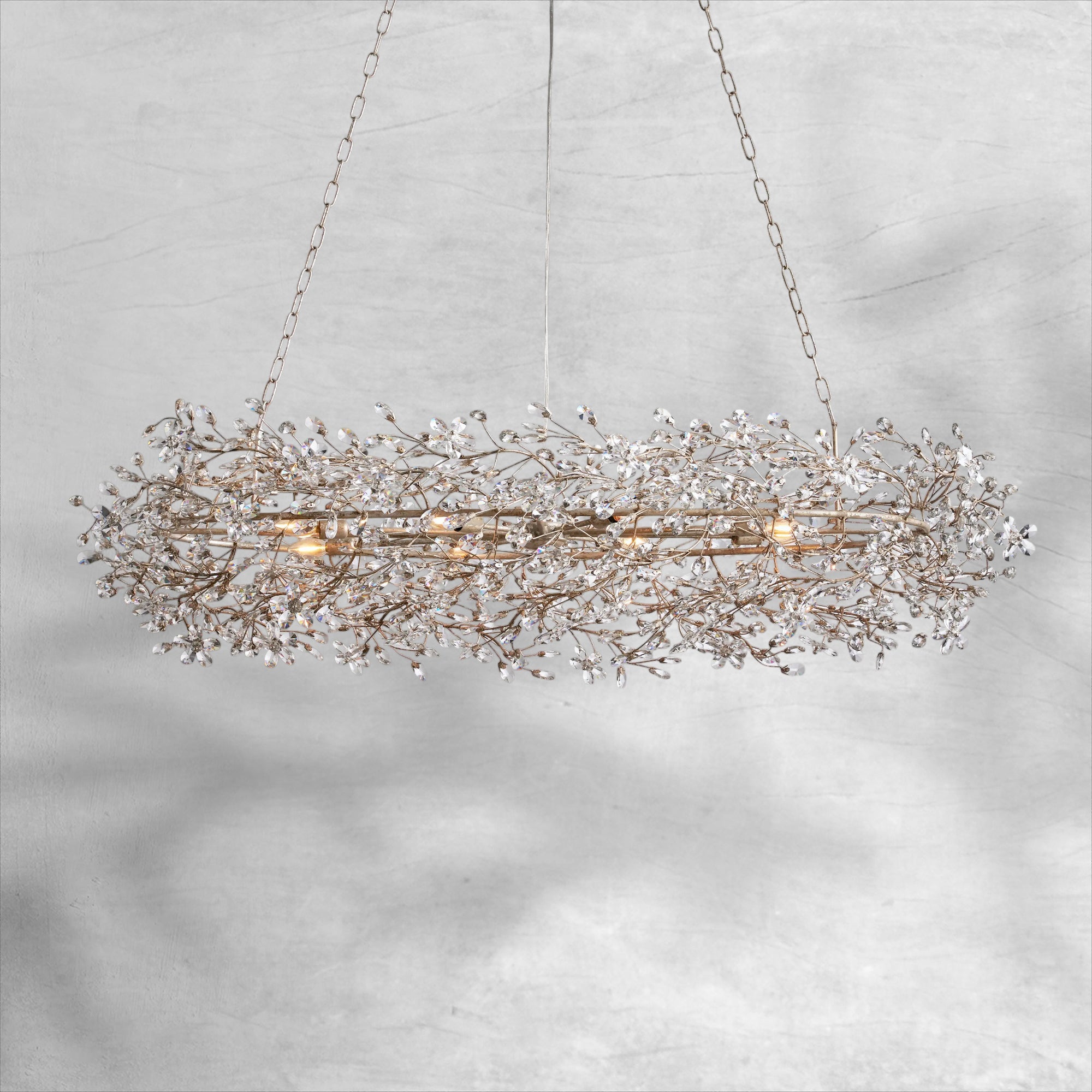 Fiore Oval Chandelier 62''74''