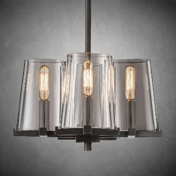 Paricia Clear Glass Pendant Light - Arialamps