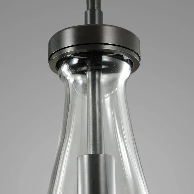 Raindrop Round Chandelier 2-Light 5''
