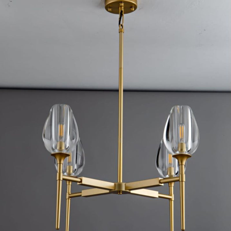 Tulpe Round Living Room Chandelier 27", Island Chandelier