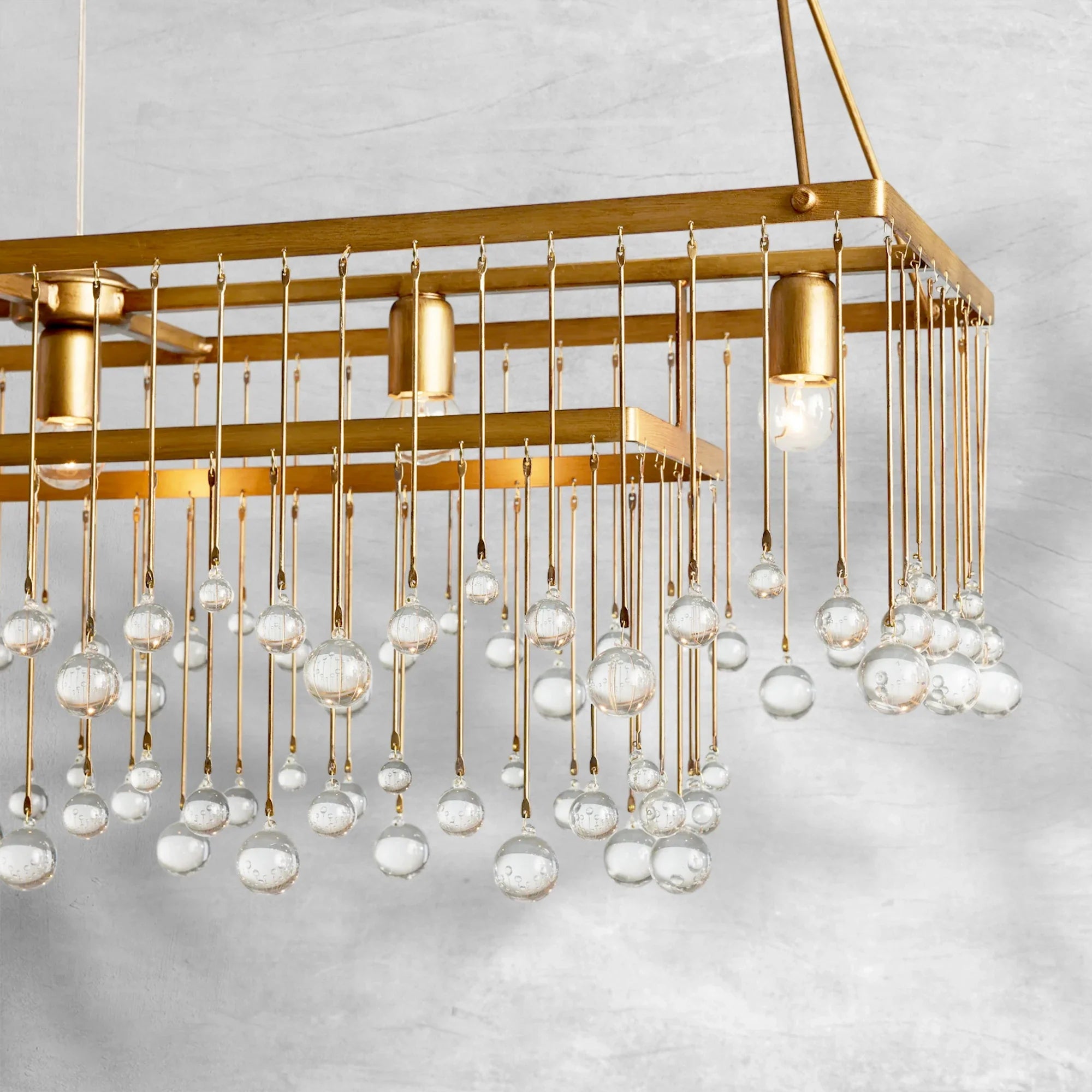 Aubrey Rectangular Chandelier 47''60''