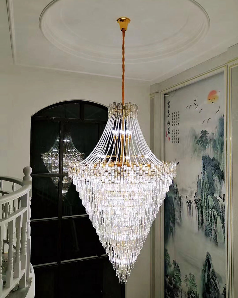 Aria Massive Tiered Crystal Chandelier